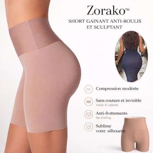 Zorako™ | Short Gainant Anti-Roulis et Sculptant