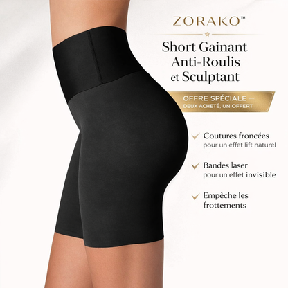 Zorako™ | Short Gainant Anti-Roulis et Sculptant