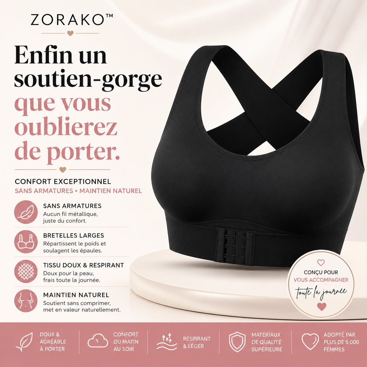 Zorako™ | Soutien-Gorge Sculptant Confort